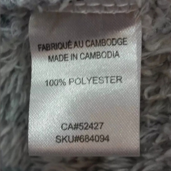 Breakfast In Bed Adult S One Piece Plush Bear Zip-Up Hooded Pajamas Union Suit - Picture 8 of 8